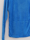BASERANGE OMO LONG SLEEVE TEE French BAS-TTOL-VE-AU25-ZINN BLUE